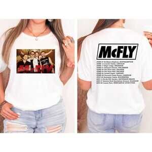 McFly T Shirt, Power To Play Tour 2026, McFly Fans Gift Top Shirt 2 Sided